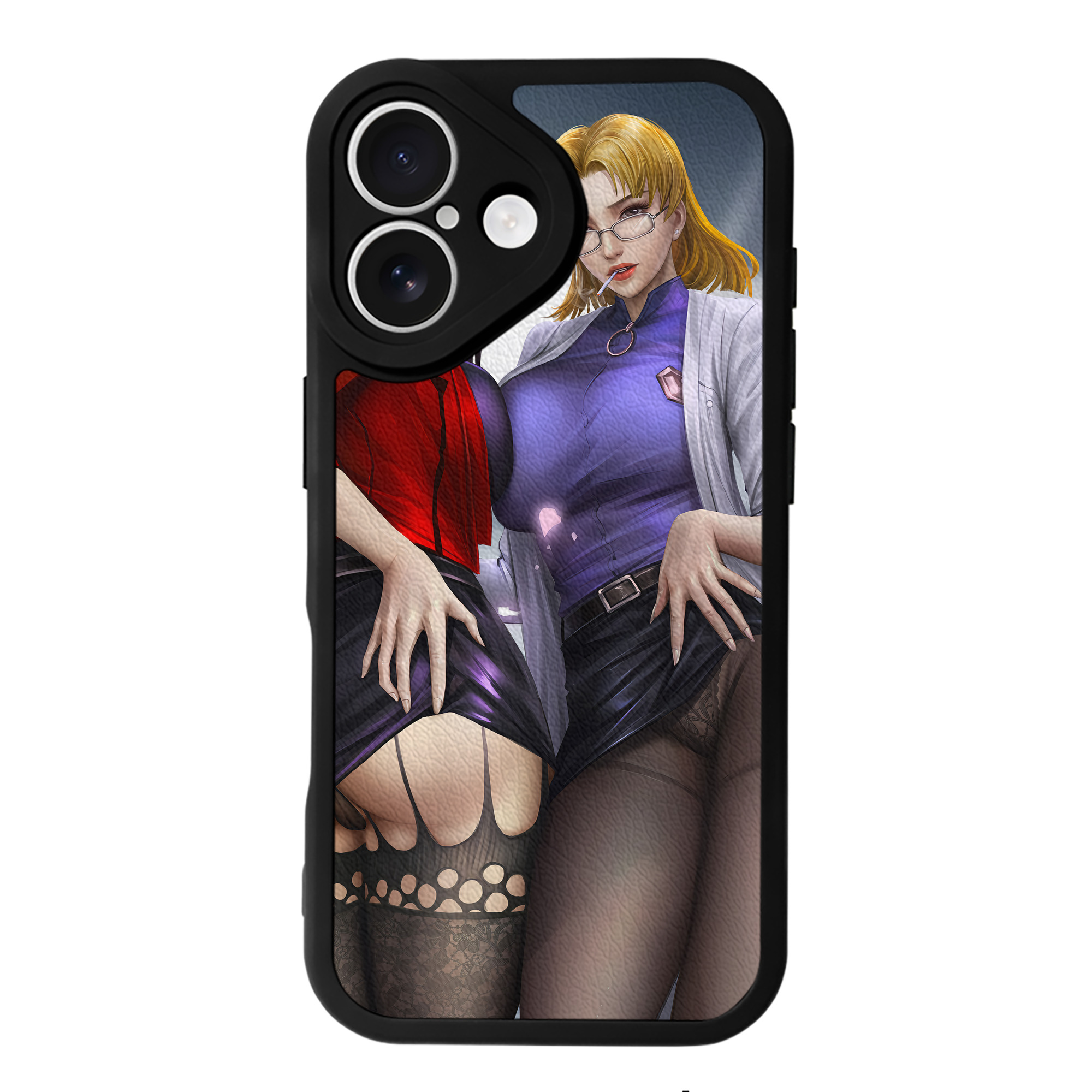 （画像用） EVA 新世紀エヴァンゲリオン 【iPhone 16シリーズ対応】シリコンスマホケース（レザー調） 材質：シリコン